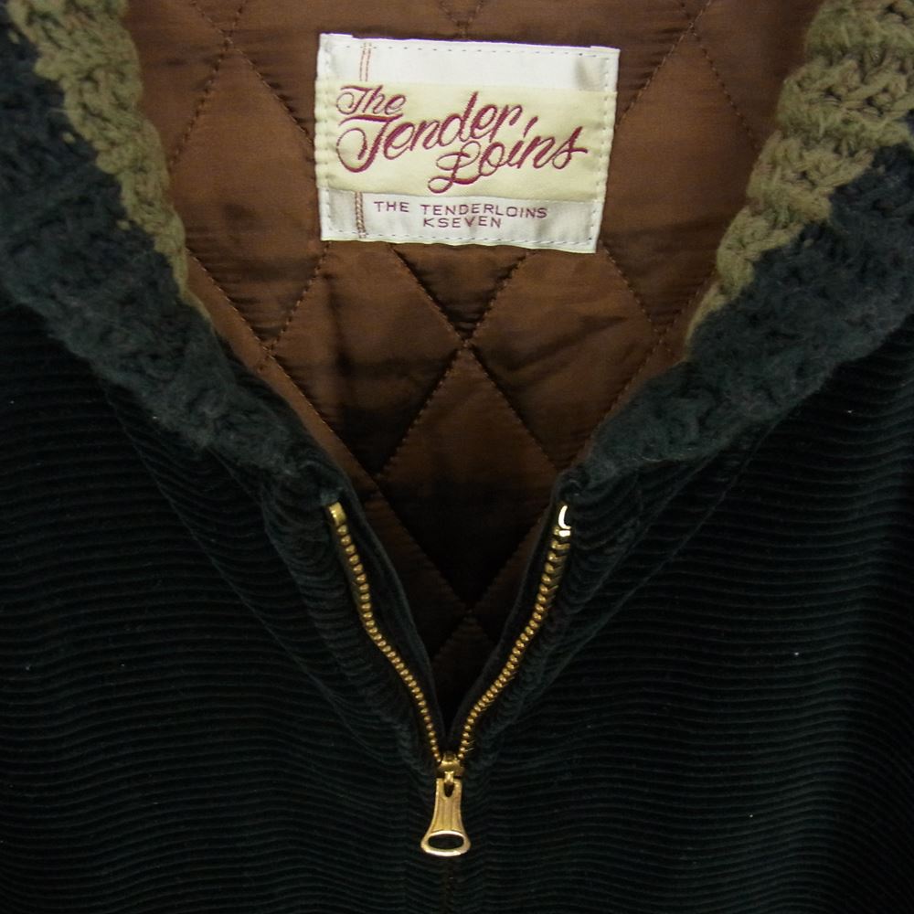 TENDERLOIN テンダーロイン T-WORK LONG CORDUROY ワーク ロング コーデュロイ ジャケット  ブラック系 M【中古】