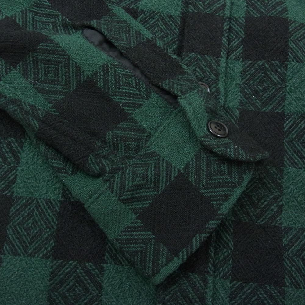 TENDERLOIN テンダーロイン T-BUFFALO SHT JKT STAND バッファロー シャツ ジャケット チェック シャツ グリーン系 M【中古】