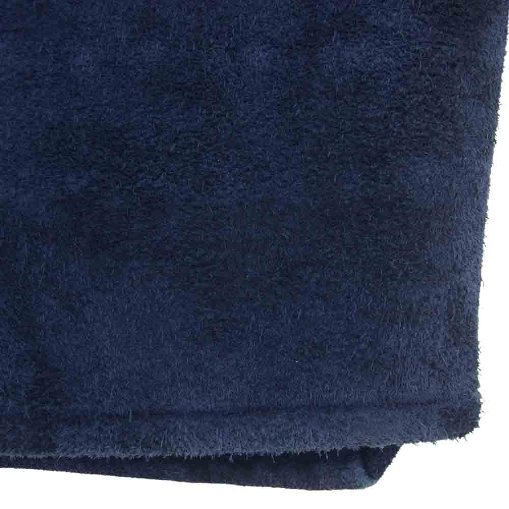 TENDERLOIN テンダーロイン T-SADDLE SUEDE VEST サドル スエード レザー ベスト ダークネイビー系 S【中古】