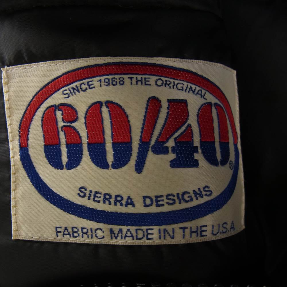 SIERRA DESIGNS シエラデザイン 7951 DOWN SIERRA JACKET ダウン シエラ ジャケット  ブラック系 M【中古】