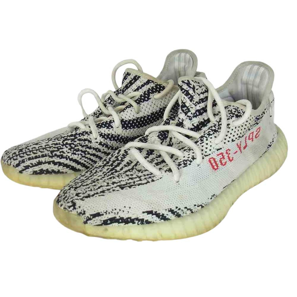 YEEZY BOOST イージーブースト CP9654 350 V2 ZEBRA ゼブラ オフホワイト系 25cm【中古】