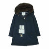 WOOLRICH ウールリッチ WWOU0429 国内正規品 BOWBRIDGE Spick and Span別注 ボウブリッジ ダウン コート ラビット ファー ダークネイビー系 S【中古】