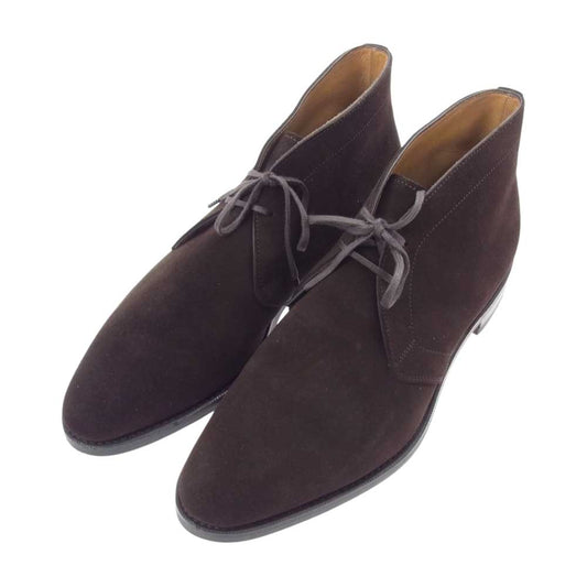 レンド R7706D CHUKKA BOOTS スエード チャッカブーツ ブラウン系 7.5【美品】【中古】