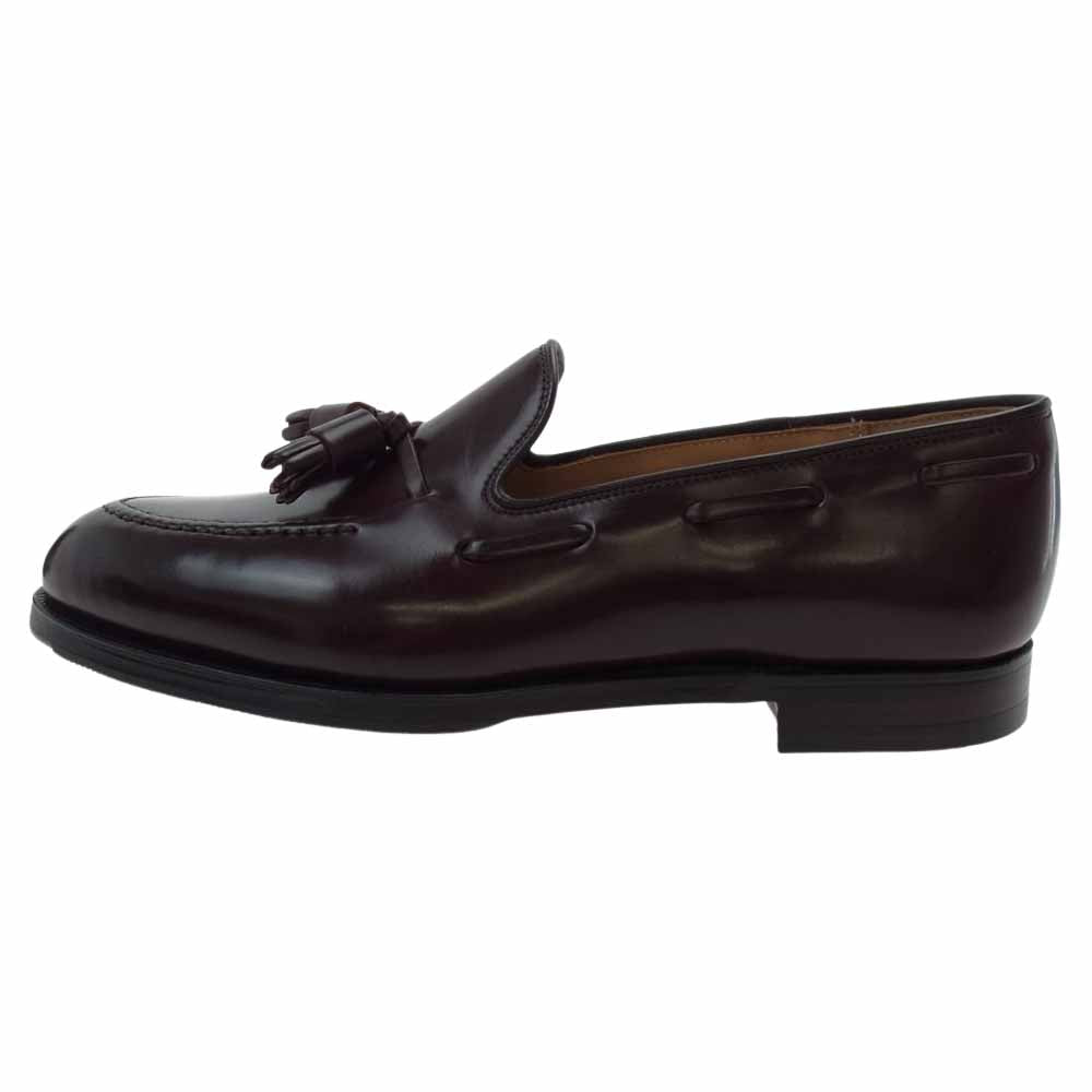 CROCKETT&JONES クロケットアンドジョーンズ 29376A H04L1 CAVENDISH2 キャベンディッシュ 2 コードバン タッセルローファー ブラウン系 7.5E【新古品】【未使用】【中古】