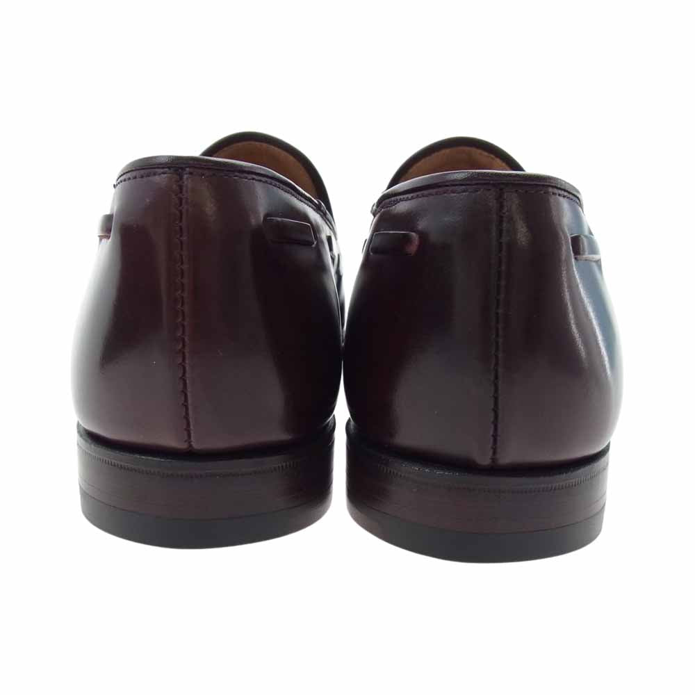 CROCKETT&JONES クロケットアンドジョーンズ 29376A H04L1 CAVENDISH2 キャベンディッシュ 2 コードバン タッセルローファー ブラウン系 7.5E【新古品】【未使用】【中古】