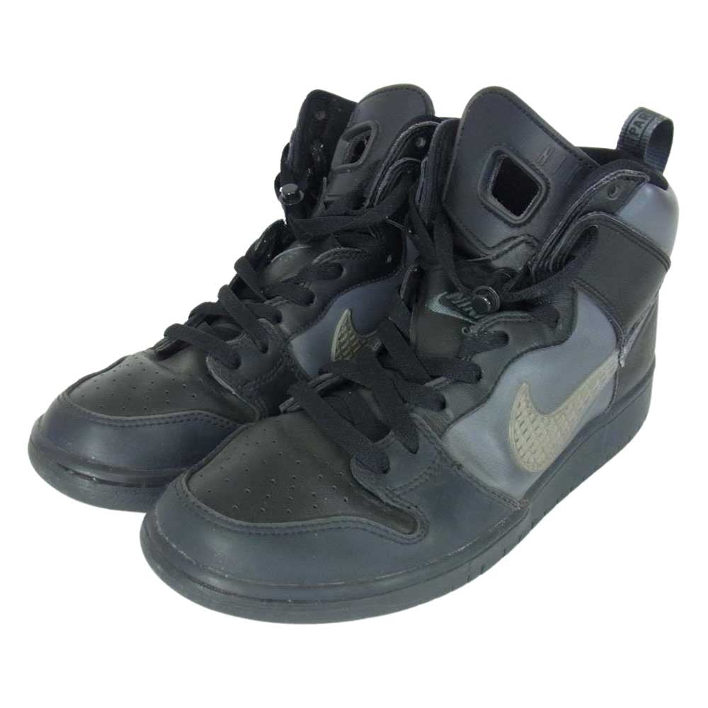 NIKE SB ナイキエスビー BV1052-001 × FORTY PERCENT AGAINST RIGHTS フォーティーパーセントアゲインストライツ DUNK HIGH PRO PRM QS ダンク ハイ プロ ブラック系 グレー系 27cm【中古】