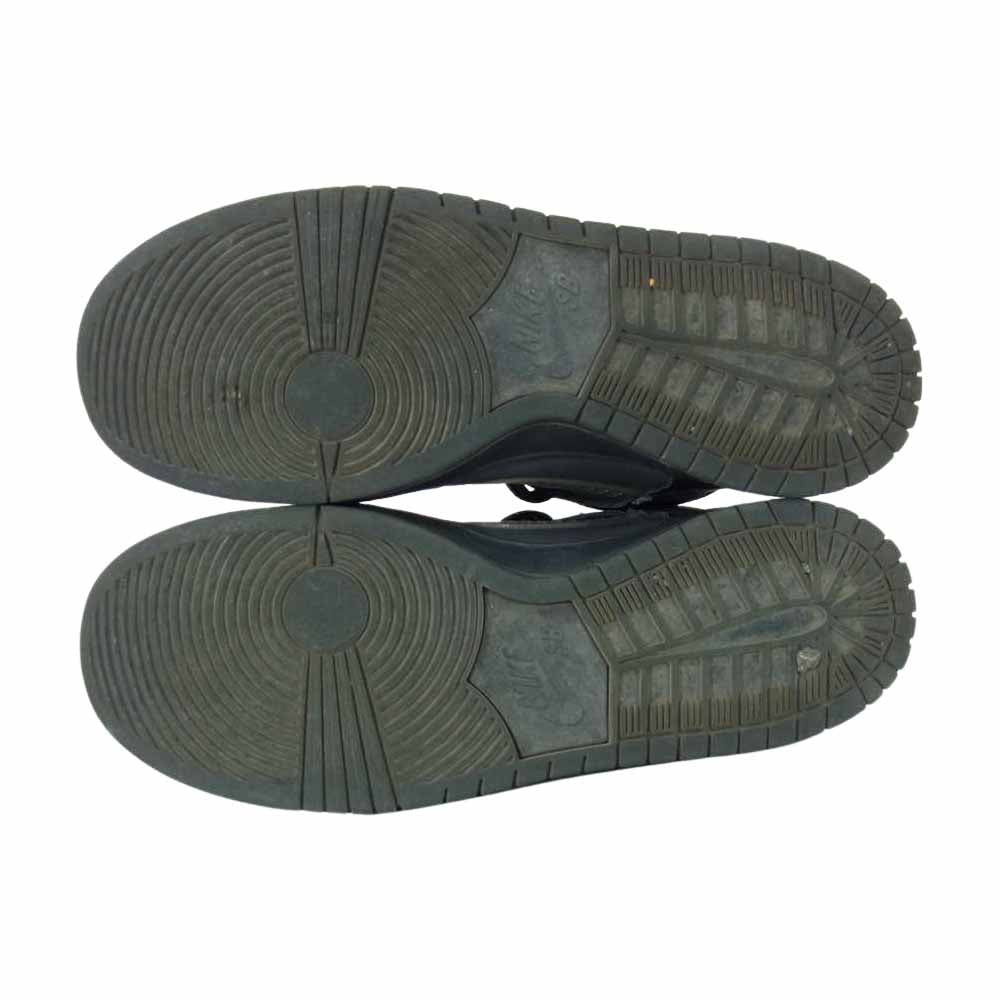 NIKE SB ナイキエスビー BV1052-001 × FORTY PERCENT AGAINST RIGHTS フォーティーパーセントアゲインストライツ DUNK HIGH PRO PRM QS ダンク ハイ プロ ブラック系 グレー系 27cm【中古】