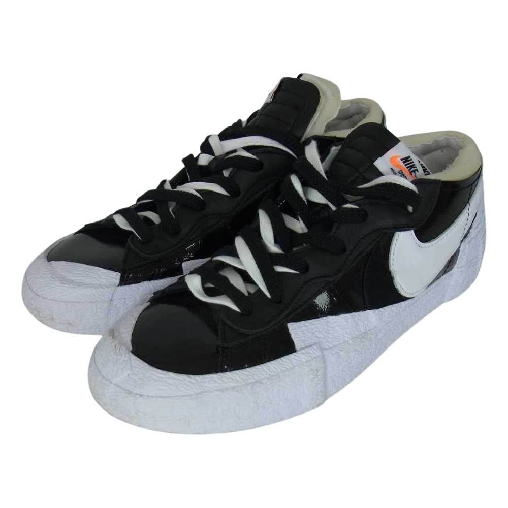 NIKE ナイキ DM6443-001 sacai Blazer Low Black Patent Leather サカイ ブレーザー ロー ブラック系 ホワイト系 28cm【中古】