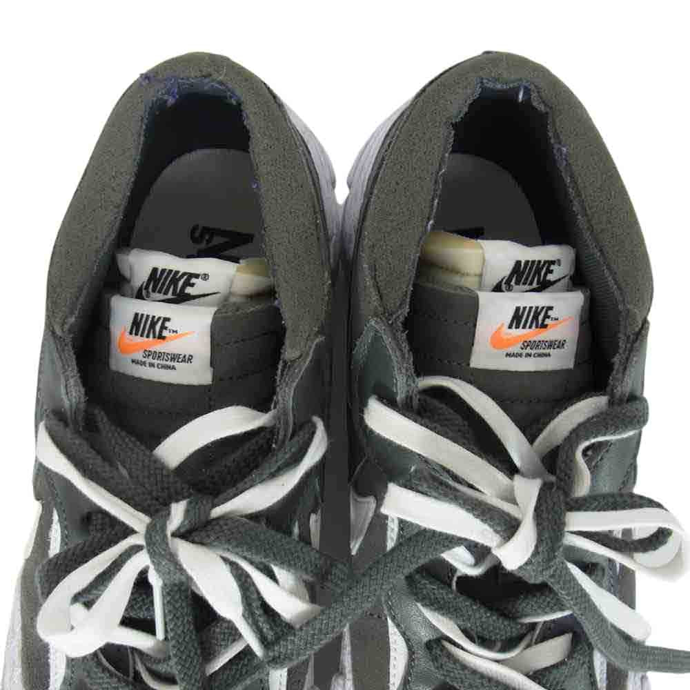 NIKE ナイキ DD1877-002 sacai Blazer Low Iron Grey サカイ ブレーザー ロー グレー系 ホワイト系 28.5cm【中古】