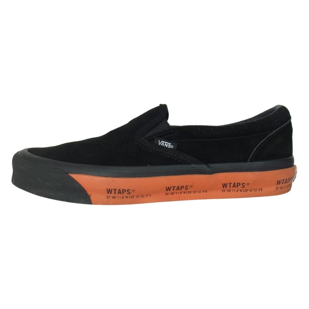 WTAPS ダブルタップス VN0A45JK20E VANS OG CLASSIC SLIP-ON　バンズ スリッポン ブラック系 27.5cm【中古】