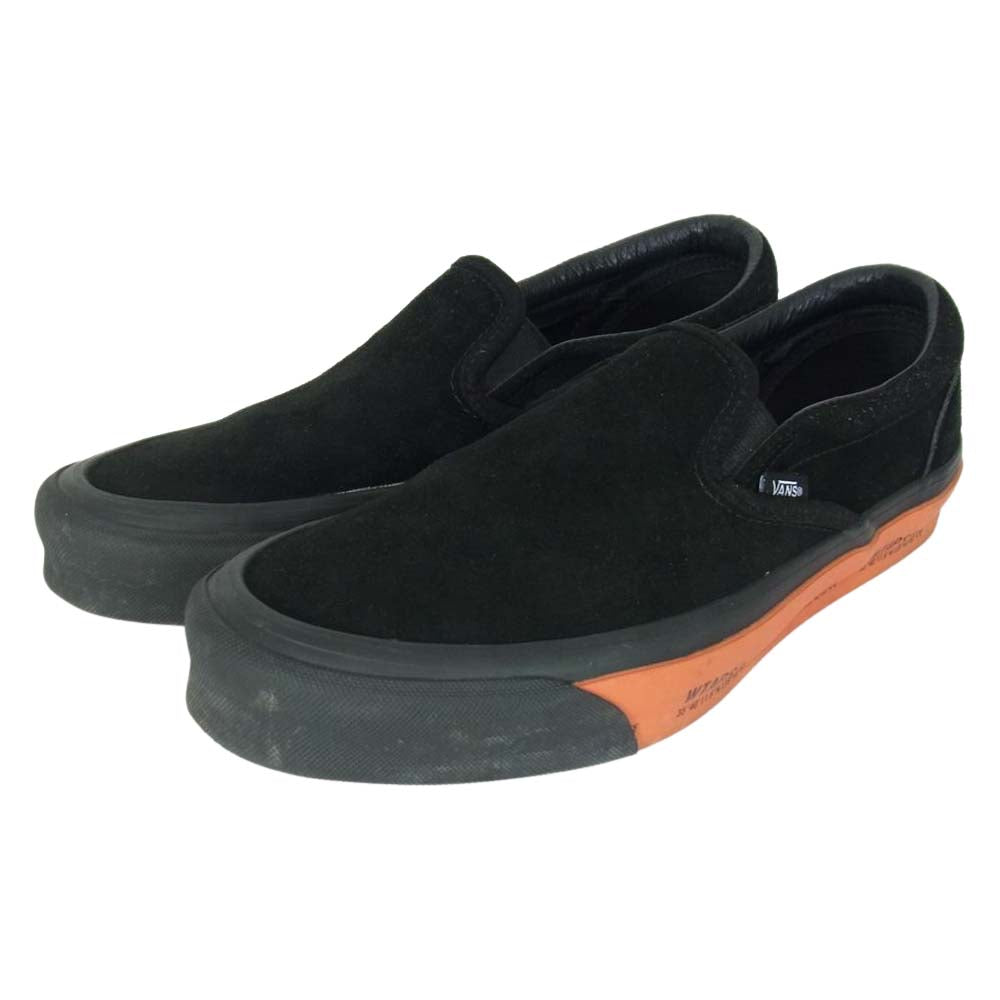 WTAPS ダブルタップス VN0A45JK20E VANS OG CLASSIC SLIP-ON　バンズ スリッポン ブラック系 27.5cm【中古】