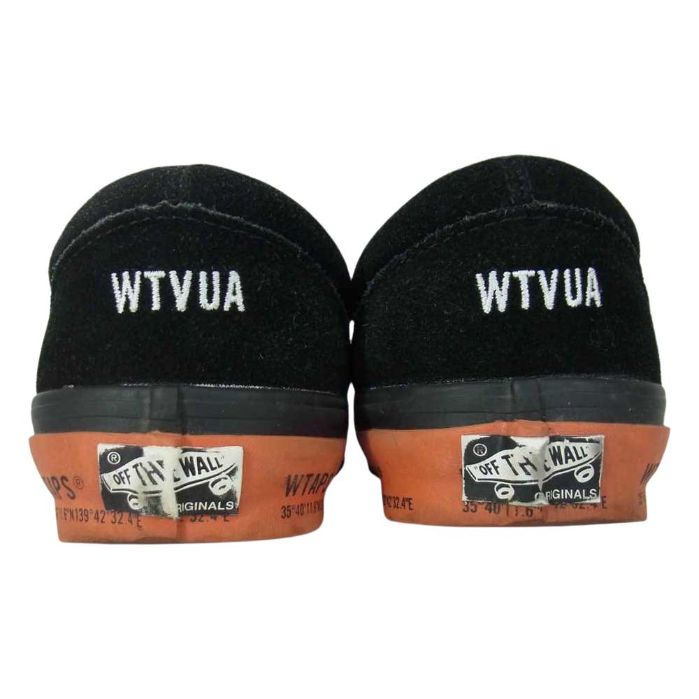 WTAPS ダブルタップス VN0A45JK20E VANS OG CLASSIC SLIP-ON　バンズ スリッポン ブラック系 27.5cm【中古】