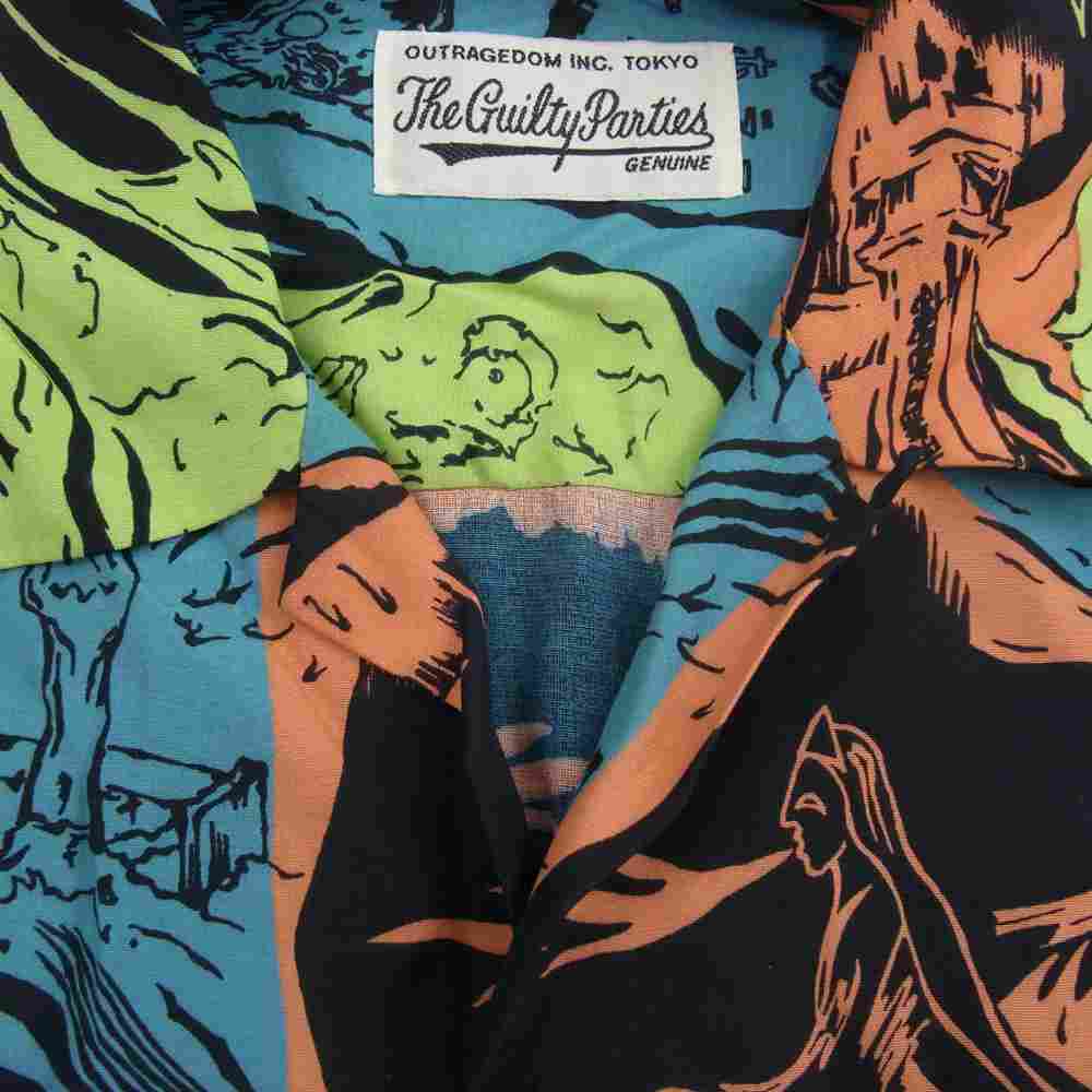 WACKO MARIA ワコマリア 20SS HAWAIIAN SHIRT S/S エロ ホラー ゾンビ ヌード アロハ マルチカラー系 M【中古】