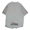 BALENCIAGA バレンシアガ 22ss 698811-TMVC9 UPSIDE DOWN アップサイド ダウン ダメージ加工 リメイク Tシャツ ホワイト系 グレー系 4【中古】