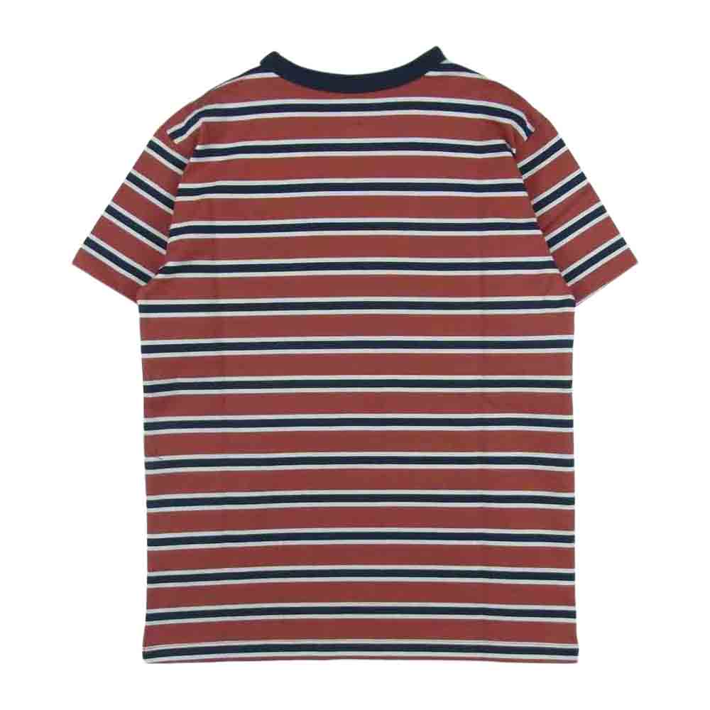 THE NORTH FACE ノースフェイス NTW32253 S/S Multi Border Tee 半袖 マルチ ボーダー Tシャツ TA タンドリースパイスレッド M【新古品】【未使用】【中古】