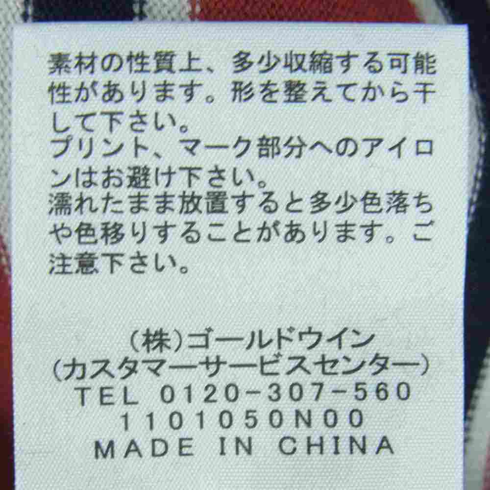 THE NORTH FACE ノースフェイス NTW32253 S/S Multi Border Tee 半袖 マルチ ボーダー Tシャツ TA タンドリースパイスレッド M【新古品】【未使用】【中古】