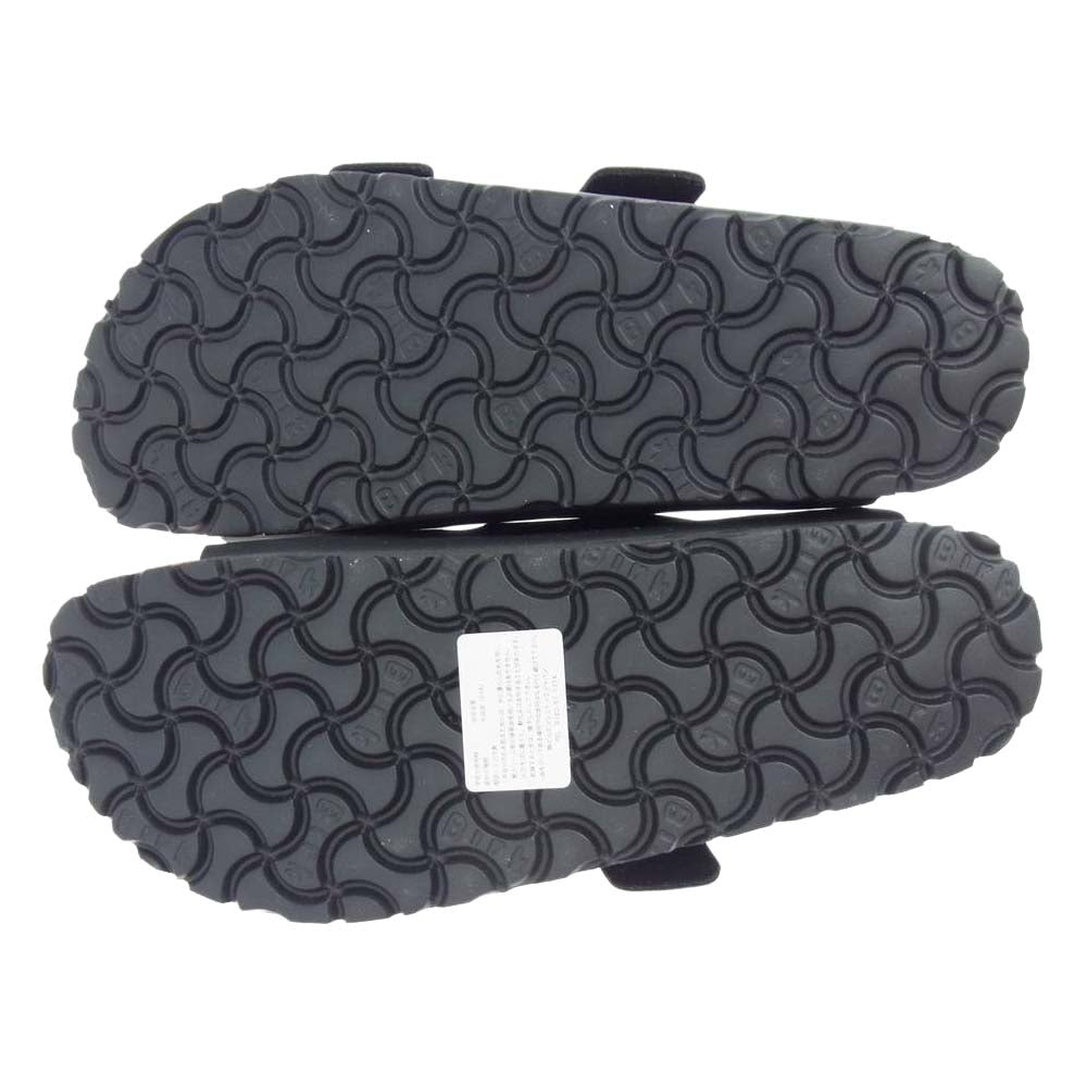 BIRKENSTOCK ビルケンシュトック 51793 Arizona アリゾナ レザー ストラップ サンダル ブラック系 ブラウン系 24cm【新古品】【未使用】【中古】