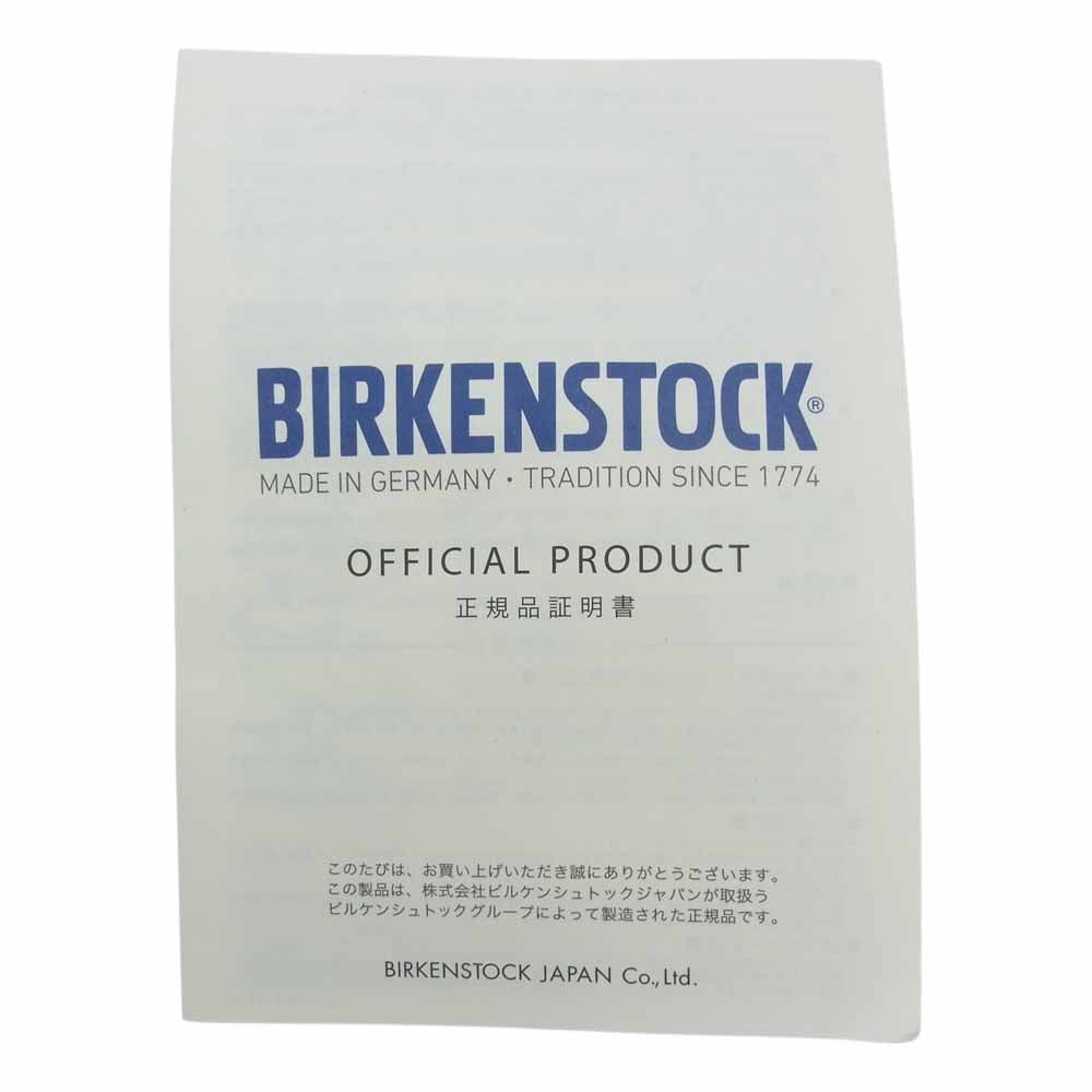 BIRKENSTOCK ビルケンシュトック 51793 Arizona アリゾナ レザー ストラップ サンダル ブラック系 ブラウン系 24cm【新古品】【未使用】【中古】