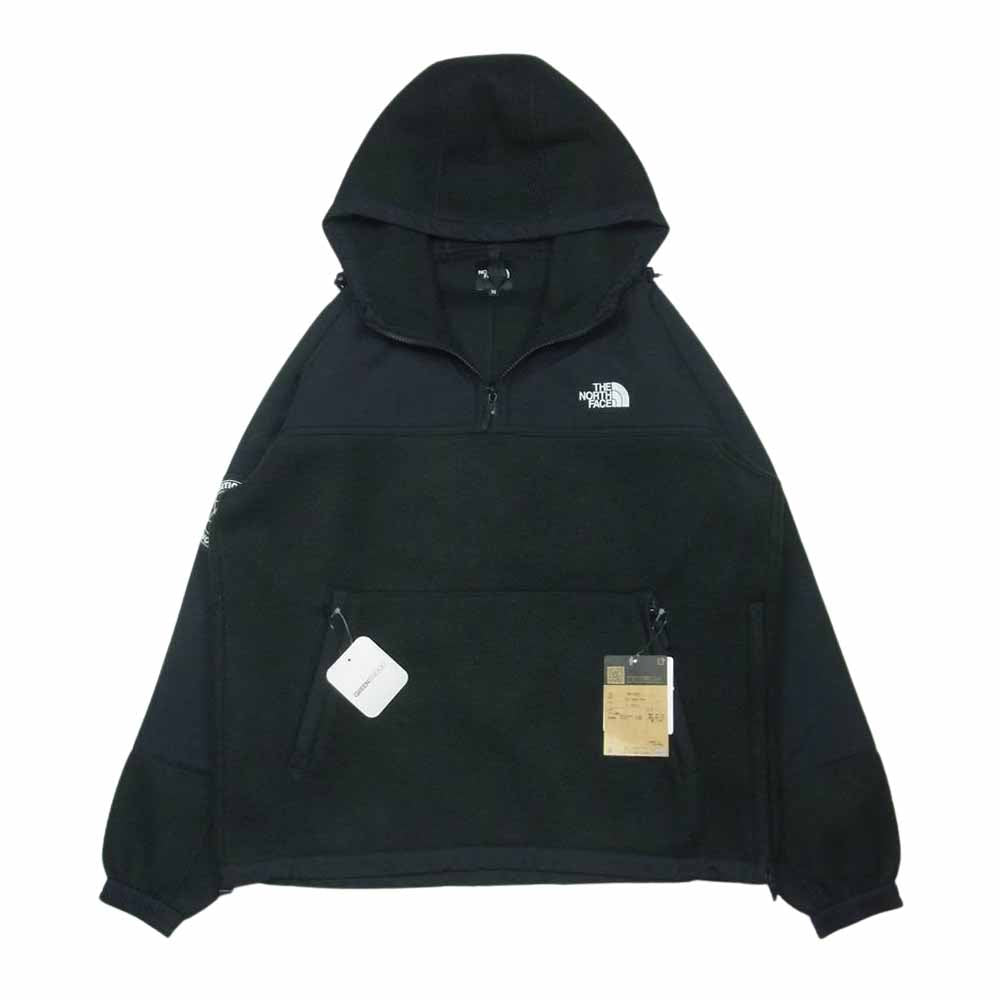 THE NORTH FACE ノースフェイス NA72031 Him Fleece Parka ヒム フリース プルオーバー アノラック パーカ ジャケット ブラック系 M【中古】