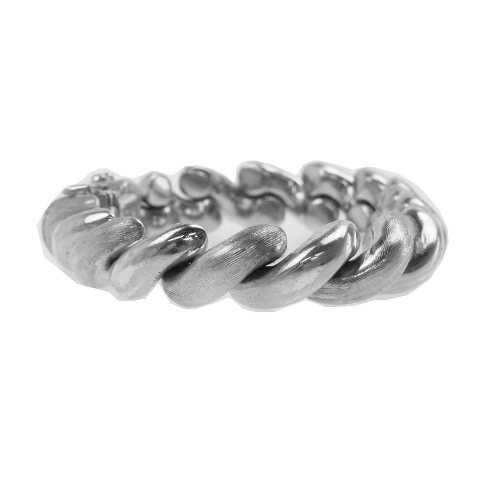 デンマーク製 アーチ チェーン ブレスレット シルバー系【中古】