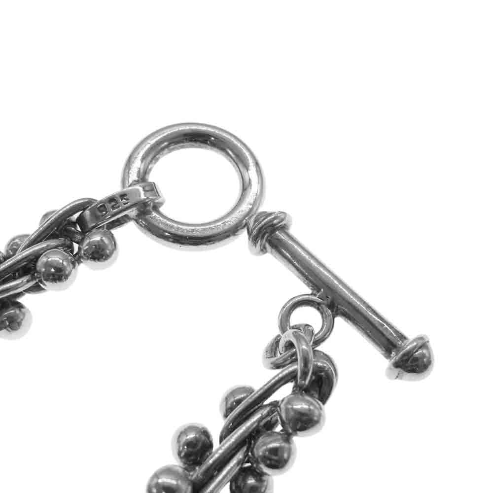メキシカンジュエリー ヴィンテージ DNA ボール ブレスレット シルバー系【中古】
