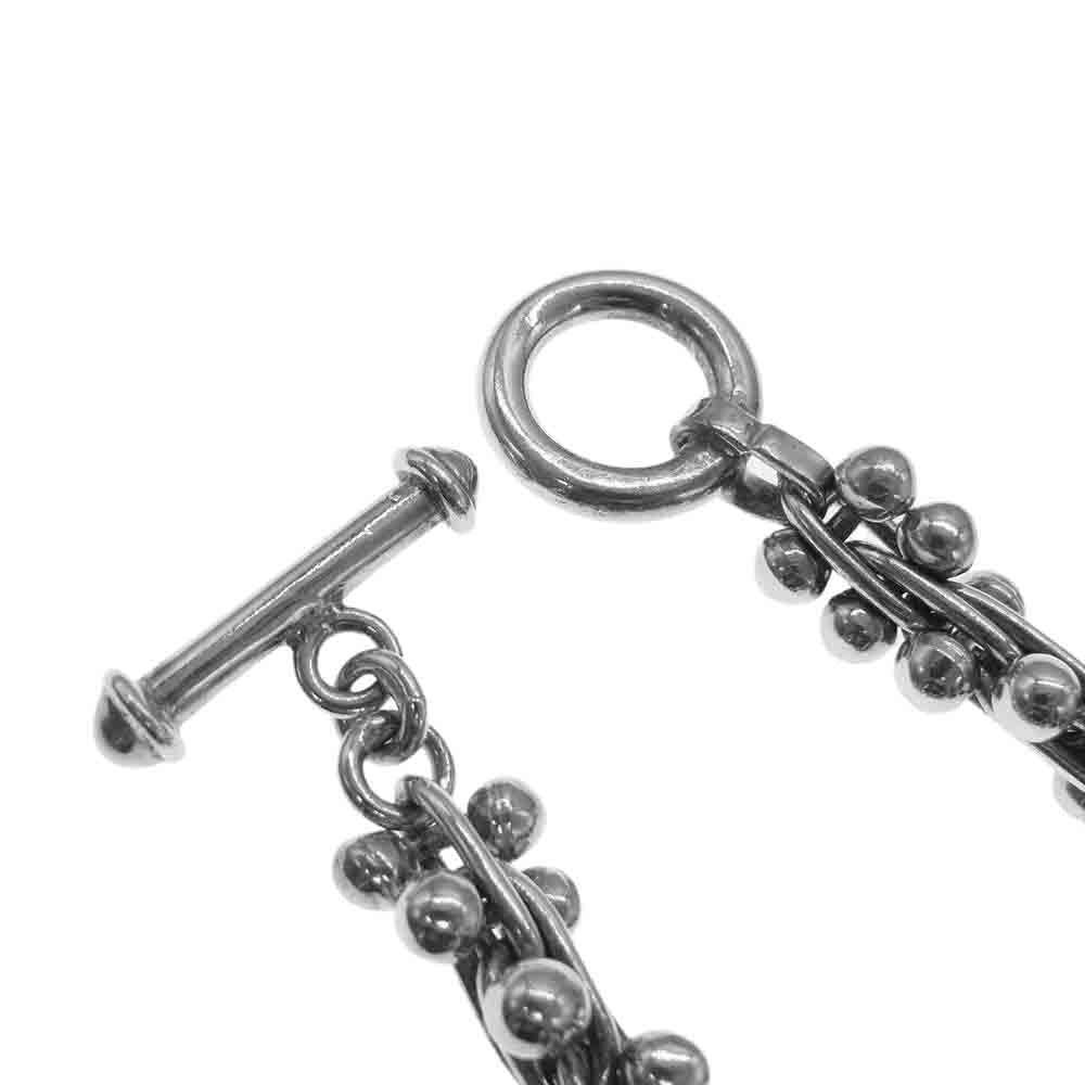 メキシカンジュエリー ヴィンテージ DNA ボール ブレスレット シルバー系【中古】