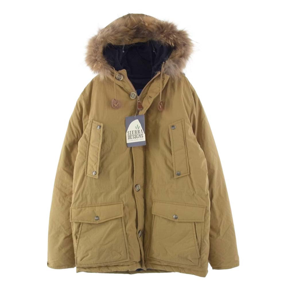 SIERRA DESIGNS シエラデザイン 10976226 ダウン ジャケット ベージュ系 M【極上美品】【中古】