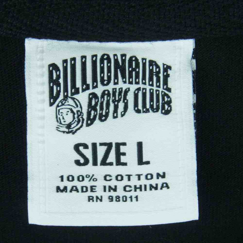 Billionaire Boys Club ビリオネアボーイズクラブ Animal Arch Logo T-Shirt アニマル アーチ ロゴ 半袖 Tシャツ ブラック系 L【中古】