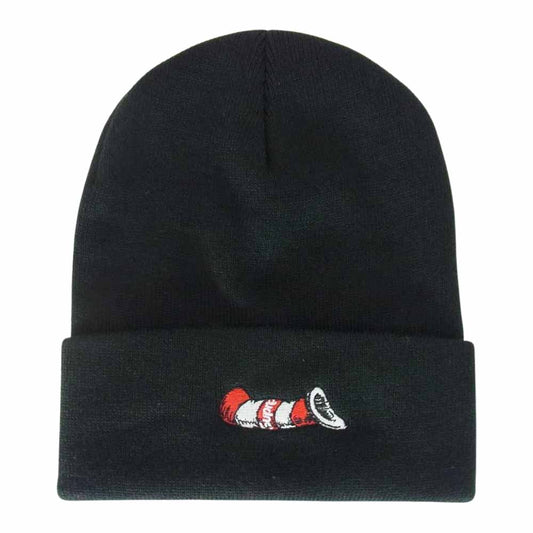 Supreme シュプリーム 18AW Cat in the hat キャット インザ ハット ビーニー ブラック系【美品】【中古】