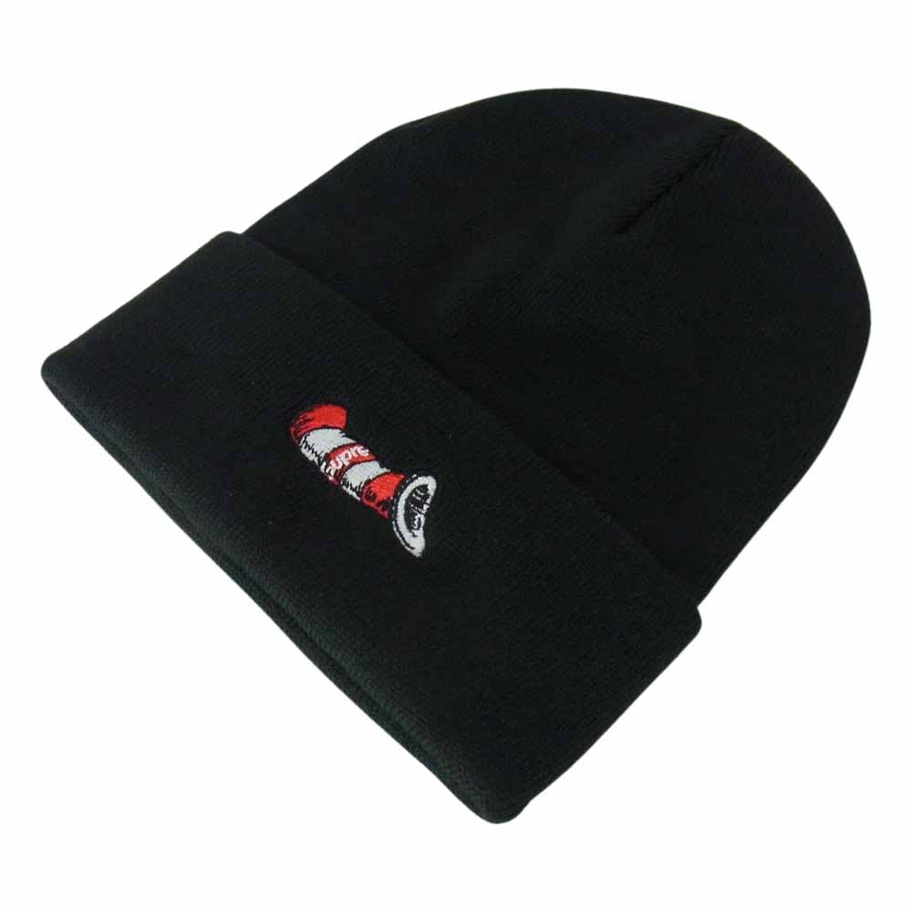 Supreme シュプリーム 18AW Cat in the hat キャット インザ ハット ビーニー ブラック系【美品】【中古】