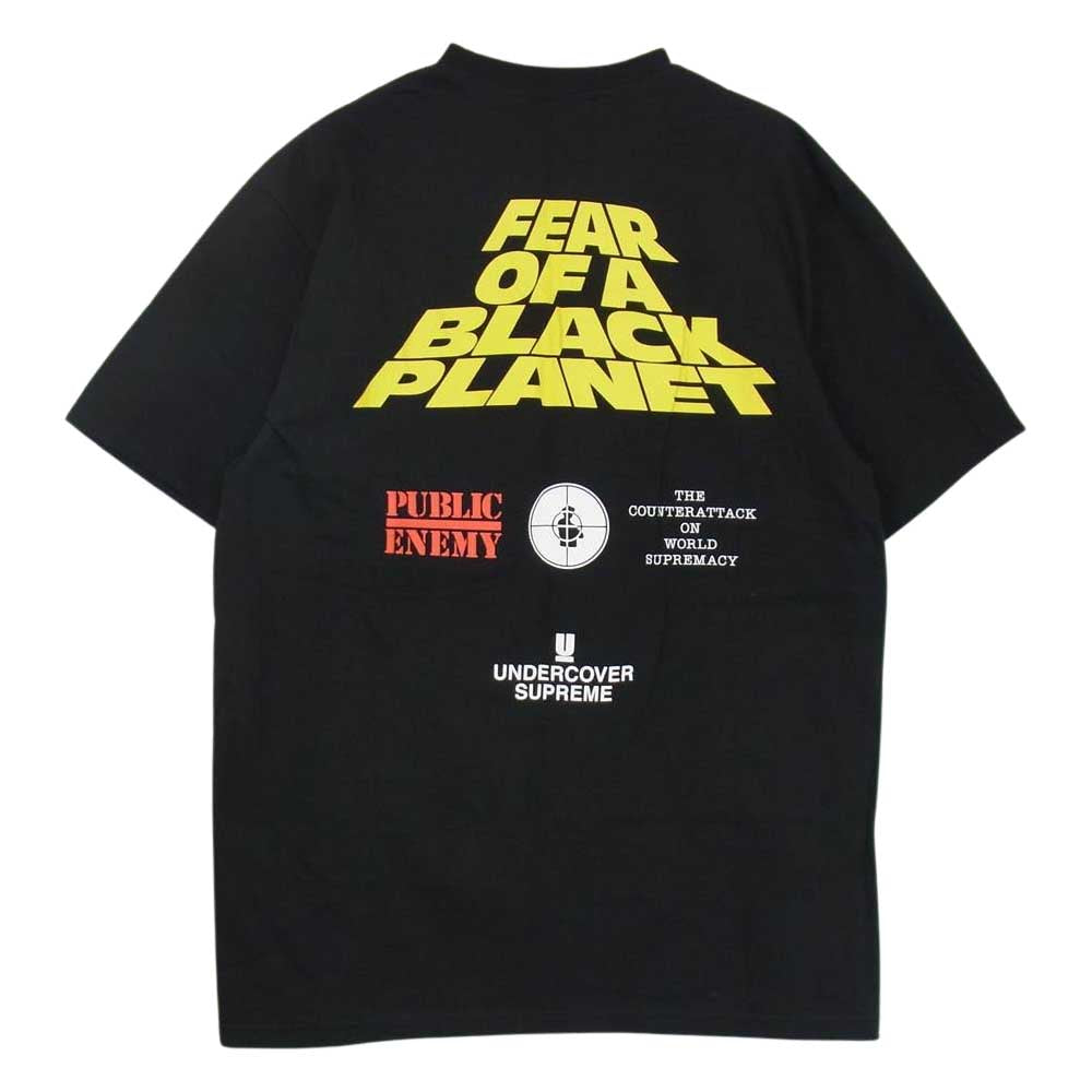 Supreme シュプリーム 18SS × UNDERCOVER アンダーカバー Public Enemy White House Tee パブリック エネミー  ホワイト ハウス Tシャツ ブラック系 M【中古】