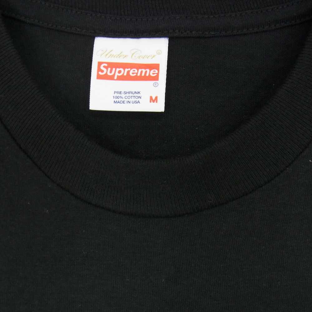 Supreme シュプリーム 18SS × UNDERCOVER アンダーカバー Public Enemy White House Tee パブリック エネミー  ホワイト ハウス Tシャツ ブラック系 M【中古】