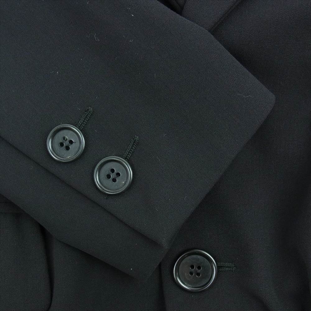 DIRK BIKKEMBERGS ダークビッケンバーグ ウール混 ジャケット パンツ セットアップ スーツ ブラック系 44【中古】