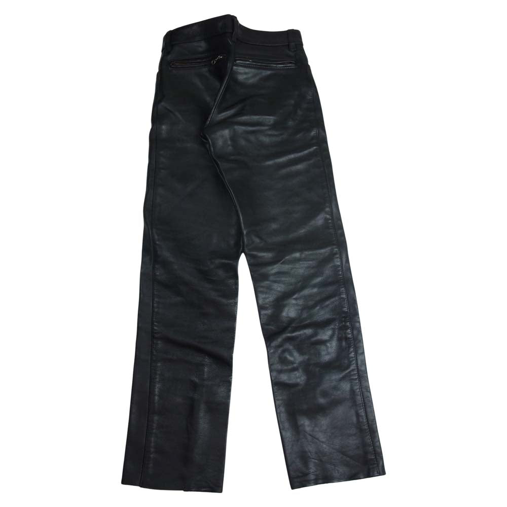 VANSON バンソン USA製 レザー パンツ ブラック系 31【中古】