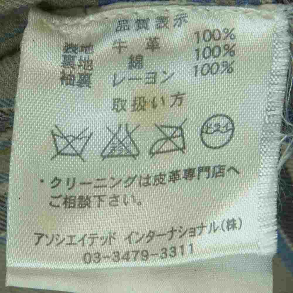 BELSTAFF ベルスタッフ 国内正規品 イタリア製 PANTHER パンサー レザー モーターサイクル ジャケット ダークブラウン系 M【中古】