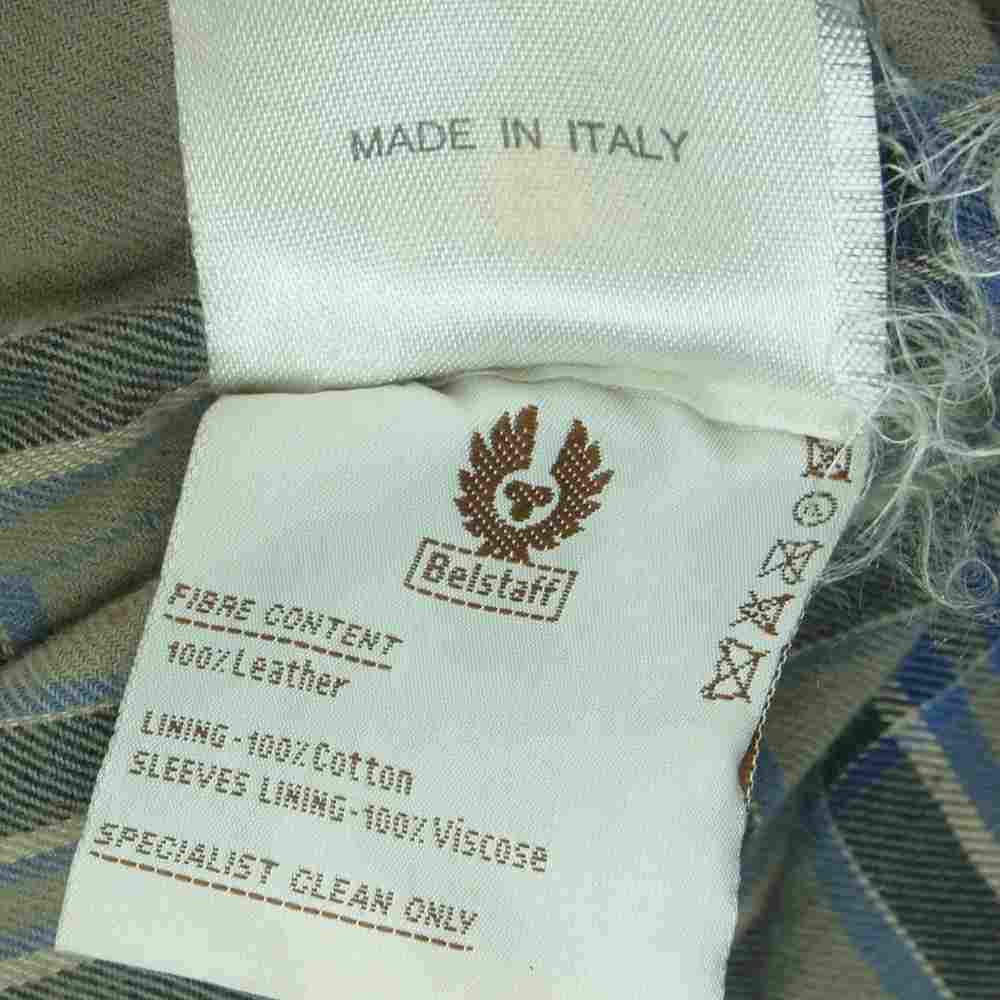 BELSTAFF ベルスタッフ 国内正規品 イタリア製 PANTHER パンサー レザー モーターサイクル ジャケット ダークブラウン系 M【中古】