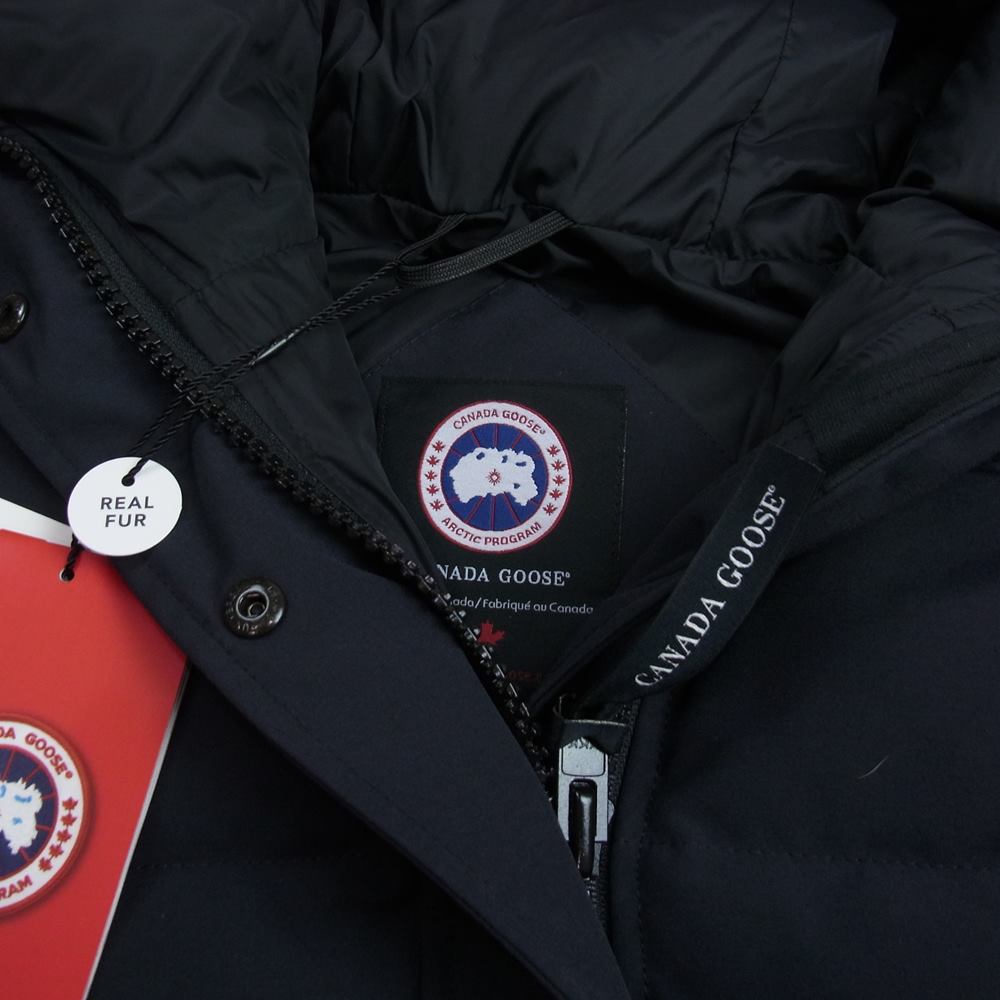 CANADA GOOSE カナダグース 2302JL 国内正規品 MACKENZIE PARKA マッケンジー パーカ ダウンコート ネイビー系 S【極上美品】【中古】