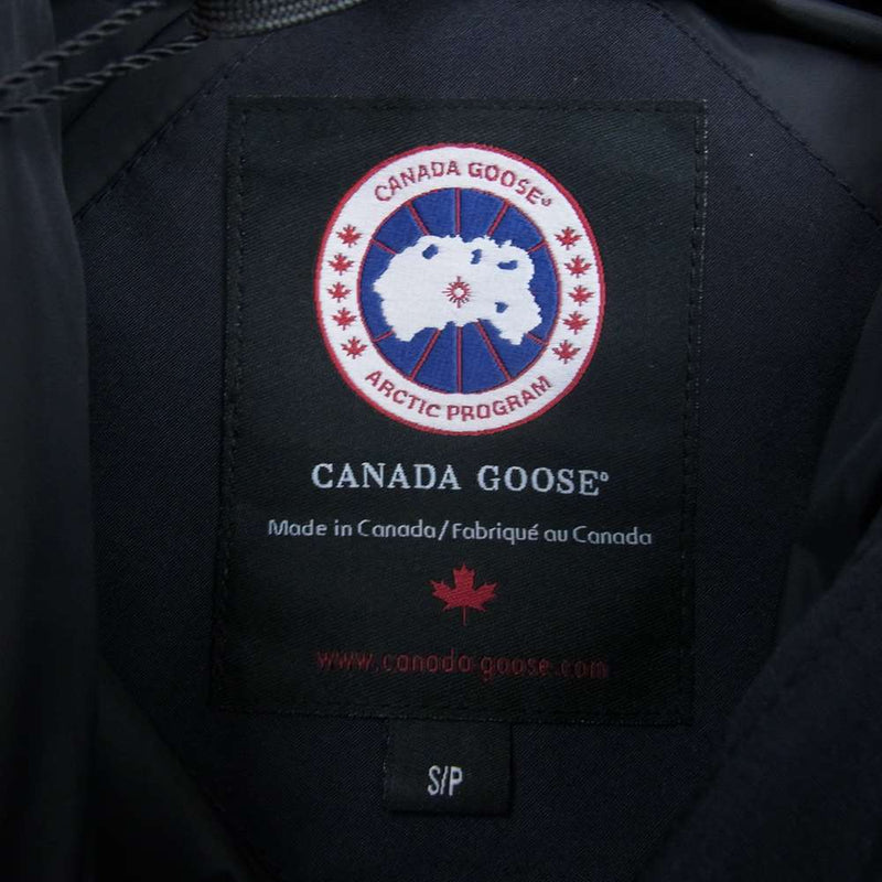 CANADA GOOSE カナダグース 2302JL 国内正規品 MACKENZIE PARKA マッケンジー パーカ ダウンコート ネイビー系 S【極上美品】【中古】