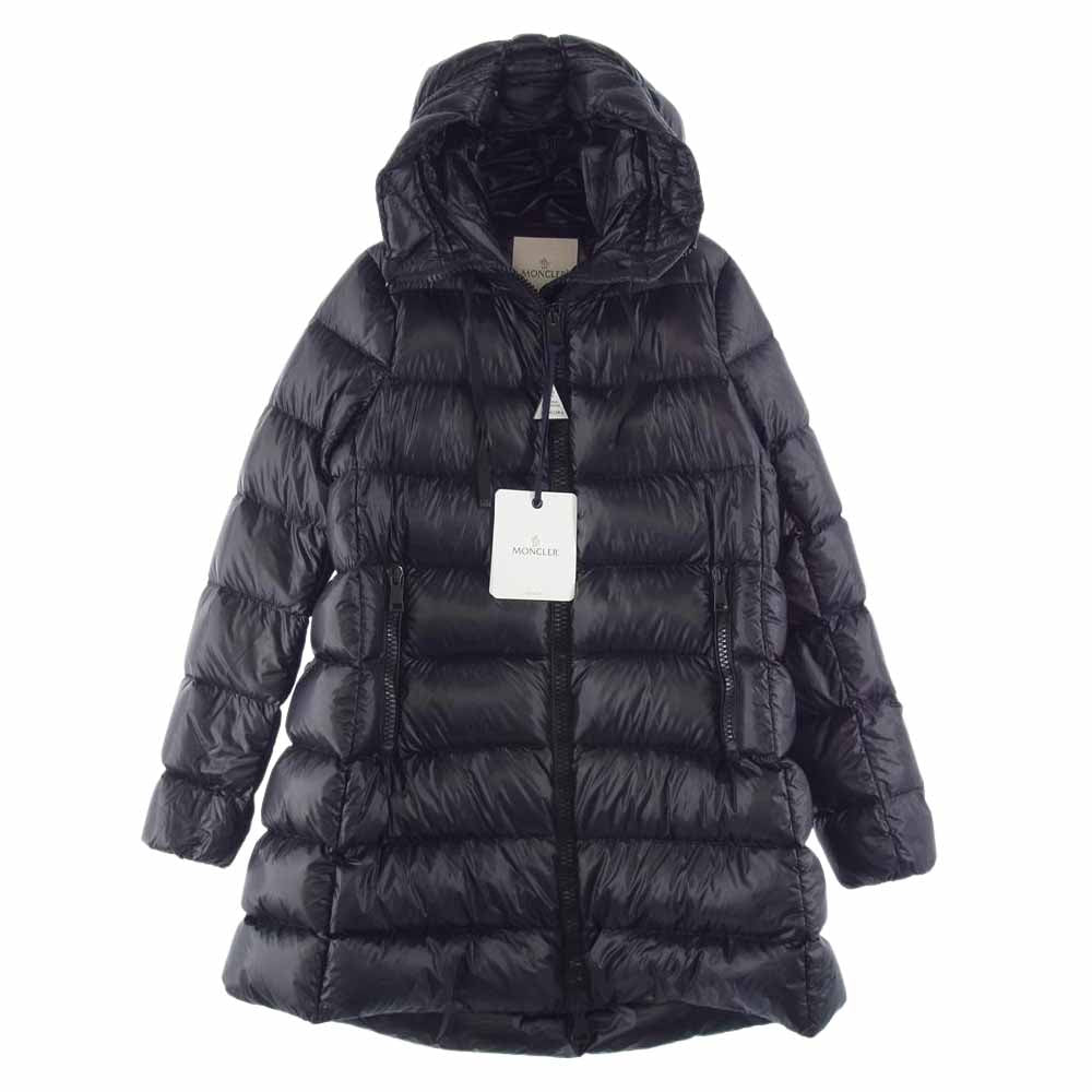 MONCLER モンクレール SUYEN スイエン ダウン コート ブラック ブラック系 TG1【極上美品】【中古】