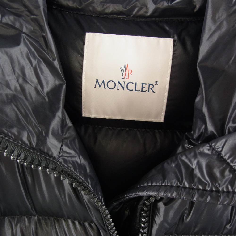 MONCLER モンクレール SUYEN スイエン ダウン コート ブラック ブラック系 TG1【極上美品】【中古】