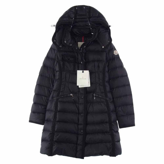 MONCLER モンクレール HERMINE エルミンヌ ダウン コート ブラック ブラック系 TG0【極上美品】【中古】