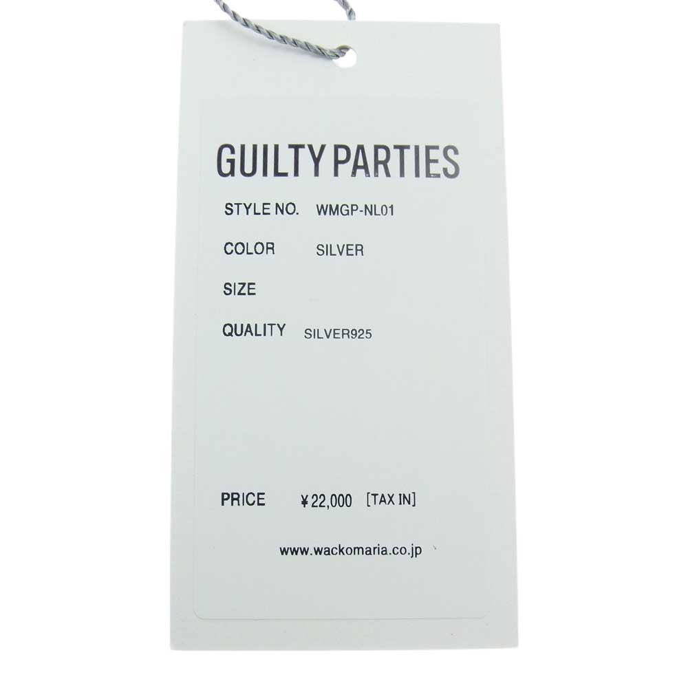 WACKO MARIA ワコマリア WMGP-NL01 MEDAI NECKLACE TYPE-1 メダイ ネックレス シルバー系【中古】