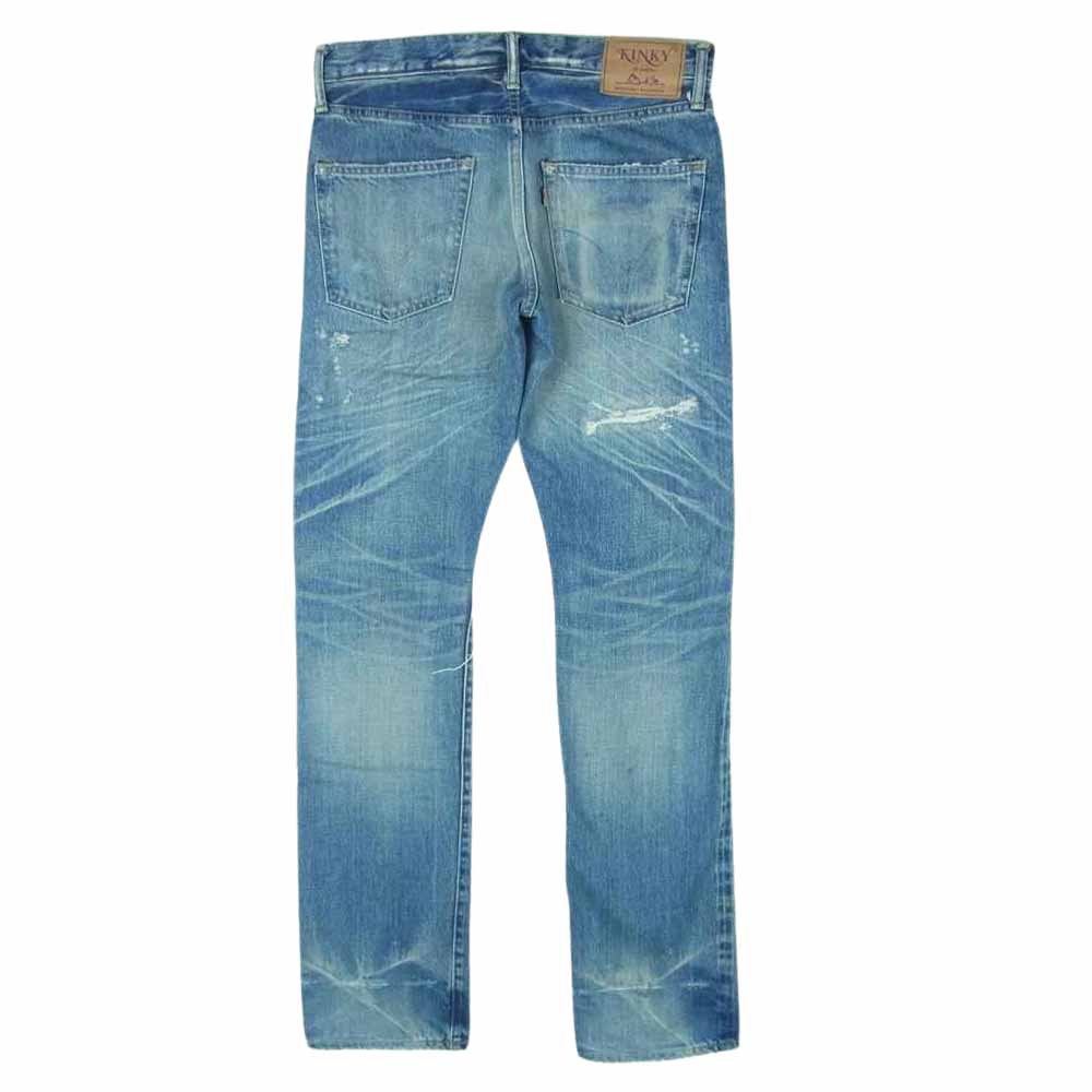 HYSTERIC GLAMOUR ヒステリックグラマー 02202AP09 スキャブリメイク スリム ストレート デニム パンツ インディゴブルー系 28【中古】