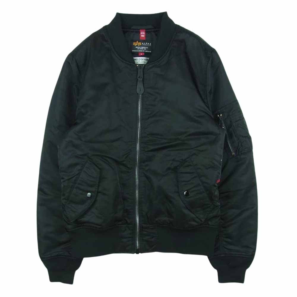ALPHA アルファ 20AW TA0412-9001 KYNE NO COFFEE MA-1 JACKET キネ ノーコーヒー ジャケット ブラック系 S【中古】