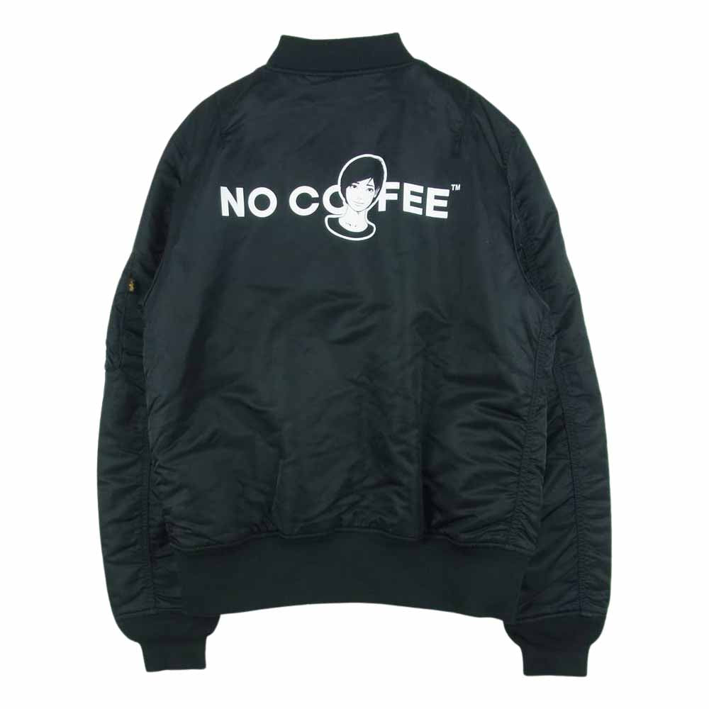 ALPHA アルファ 20AW TA0412-9001 KYNE NO COFFEE MA-1 JACKET キネ ノーコーヒー ジャケット ブラック系 S【中古】