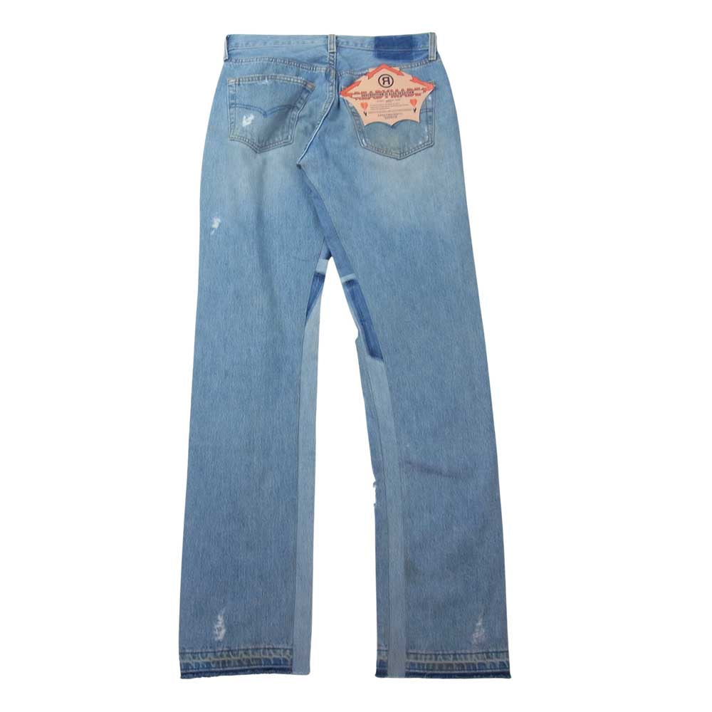 READY MADE レディメイド RE-CO-BL-00-00-191 VINTAGE 501 DENIM ダメージ加工 ヴィンテージ 501 デニム パンツ インディゴブルー系 RAMDOM【新古品】【未使用】【中古】