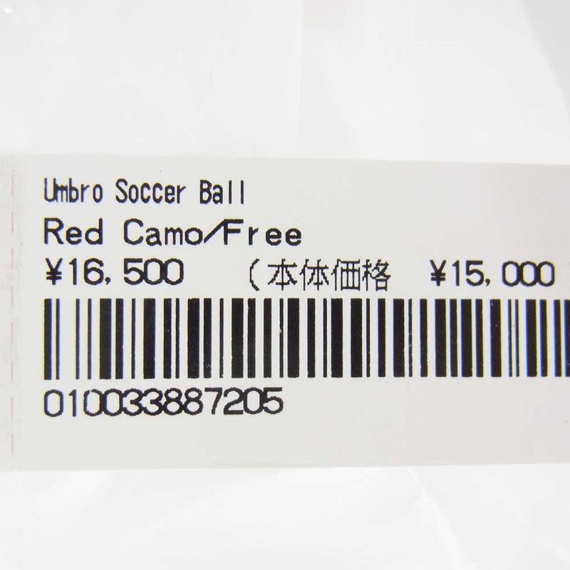 Supreme シュプリーム 22SS Umbro Soccer Ball Red Camo アンブロ サッカーボール レッドカモ マルチカラー系 5/5号【極上美品】【中古】