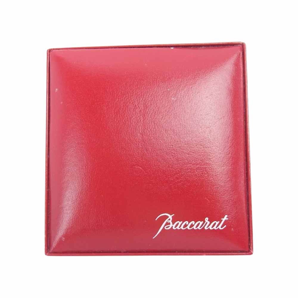 バカラ クリスタル ハート ネックレス ライトグリーン系【中古】