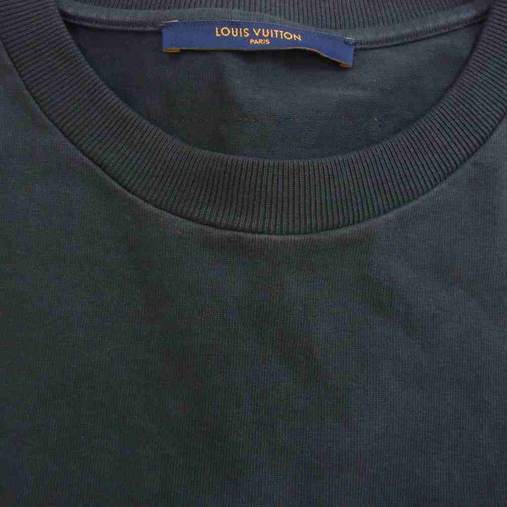 LOUIS VUITTON ルイ・ヴィトン 21AW RM212Q JYN HIY47W 国内正規品 インサイドアウトクルーネック Tシャツ ブラック系 L【中古】
