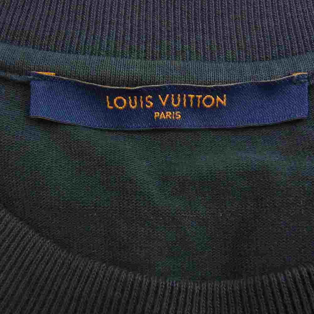 LOUIS VUITTON ルイ・ヴィトン 21AW RM212Q JYN HIY47W 国内正規品 インサイドアウトクルーネック Tシャツ ブラック系 L【中古】